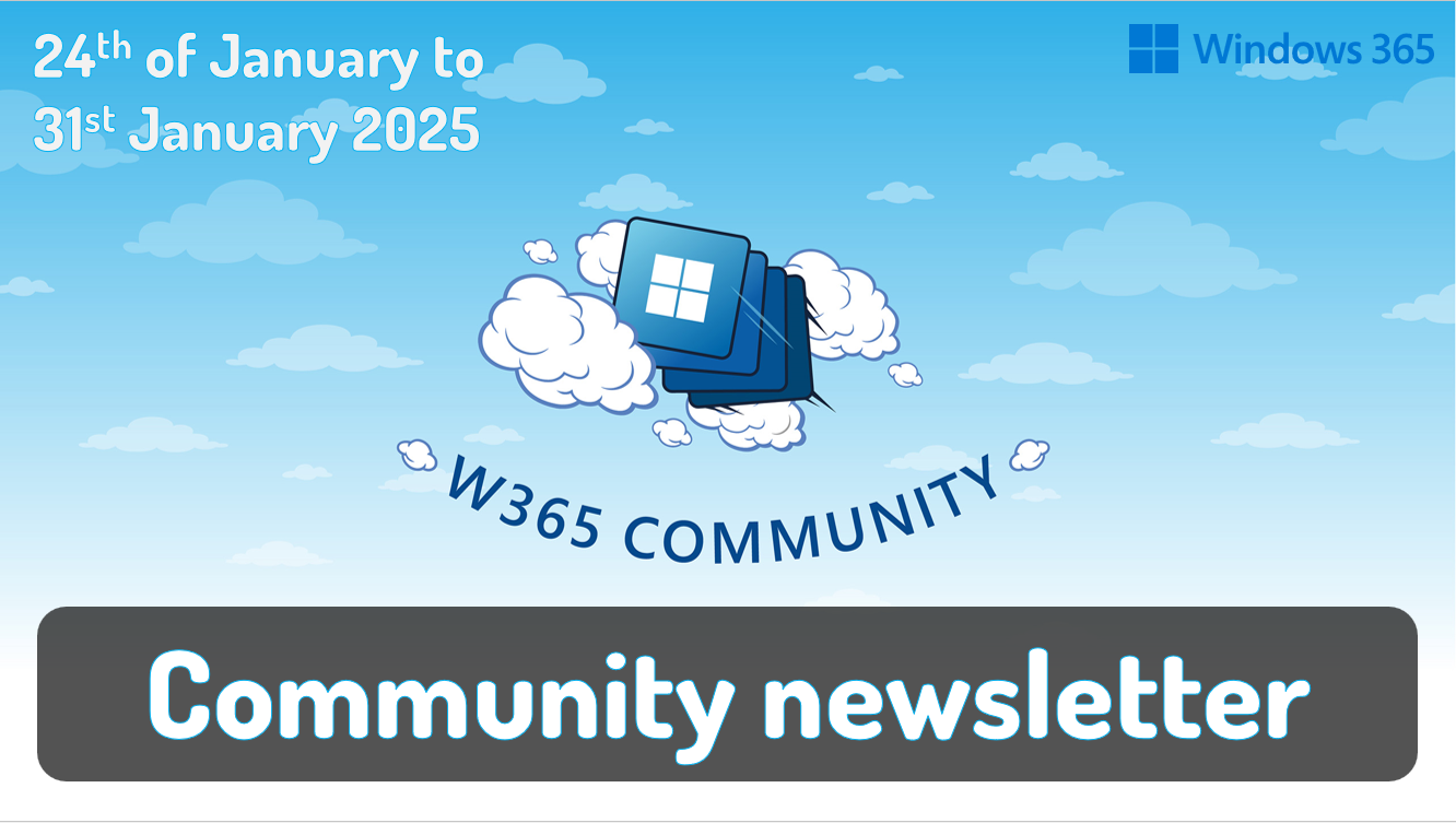 W365Community Newsletter January