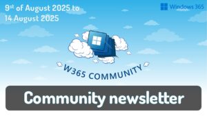 Weekly Newsletter – 9th of August to 14th of August 2025