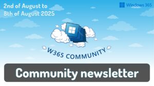 Weekly Newsletter – 2nd of August 2025 to 8th of August 2025