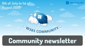 Weekly Newsletter – 5th of July 2025 to 1st of August 2025