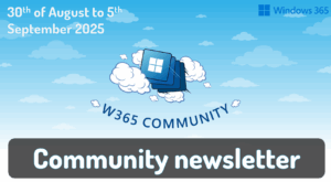 Weekly Newsletter – 30th of August to 5th of September 2025