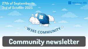 Weekly Newsletter – 27th of September to 3rd of October 2025