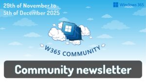 Weekly Newsletter – 29th of November 2025 to 5th of December 2025