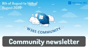 Weekly Newsletter – 8th of August 2026 to 14th of August 2026