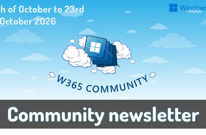 Weekly Newsletter – 17th of October 2026 to 23rd of October 2026