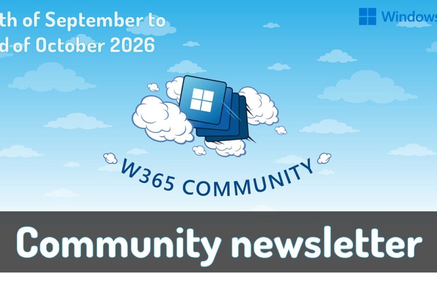 Weekly Newsletter – 26th of September 2026 to 2nd of October 2026